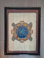 Prachtige grote Egyptische Papyrus  zodiac wheel, Ophalen of Verzenden