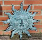 ZON / muurdecoratie / brons, Tuin en Terras, Tuinwanddecoratie, Huis en tuin decoratie Marie, Nieuw, Info@huisentuindecoratiemarie.nl