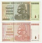 Zimbabwe : 20 + 50 Billion Dollars 2008, Setje, Zimbabwe, Verzenden