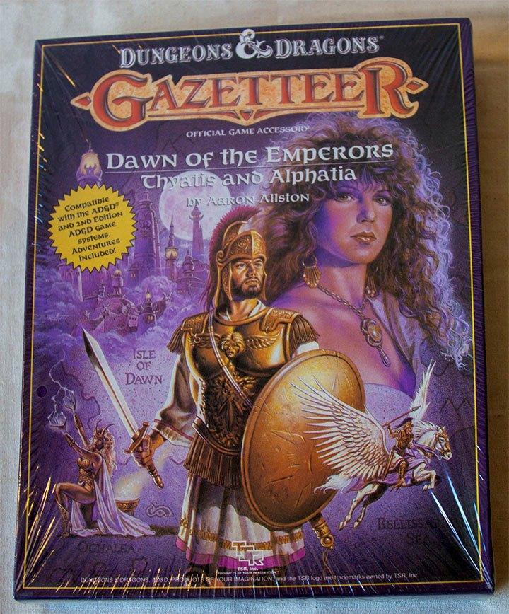 D&DGazetteer-Dawn of The Emperors, Thyatis and Alphatia 1989, Hobby en Vrije tijd, Wargaming, Zo goed als nieuw, Overige soorten