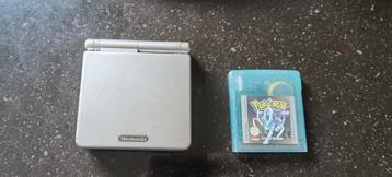Nintendo gameboy advance sp met Pokémon crystal  beschikbaar voor biedingen