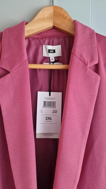 WE Fashion blazer / jasje / cobert kleur raspberry XXL  beschikbaar voor biedingen
