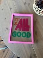It’s all good glazen schilderij Xenos, Ophalen, Nieuw