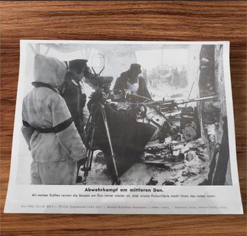 Duitse WO2 Flakartillerie Rusland Kriegsberichter foto  beschikbaar voor biedingen