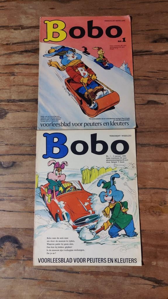Bobo strips 2x, Meerdere stripboeken, Ophalen of Verzenden