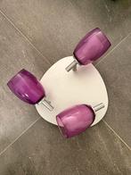 Paarse Plafondlamp met 3 Spots, Ophalen of Verzenden, Zo goed als nieuw
