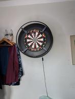 Dartbord met lichtring en bordring (alleen ophalen), Ophalen, Zo goed als nieuw, Dartbord