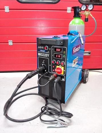 Mig Mag Co2 Lastoestel Lasapparaat 320Amp. bij 60% 4 rollen  beschikbaar voor biedingen
