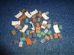 Partij A231=Lego panels wit 3 hoog + muurstenen