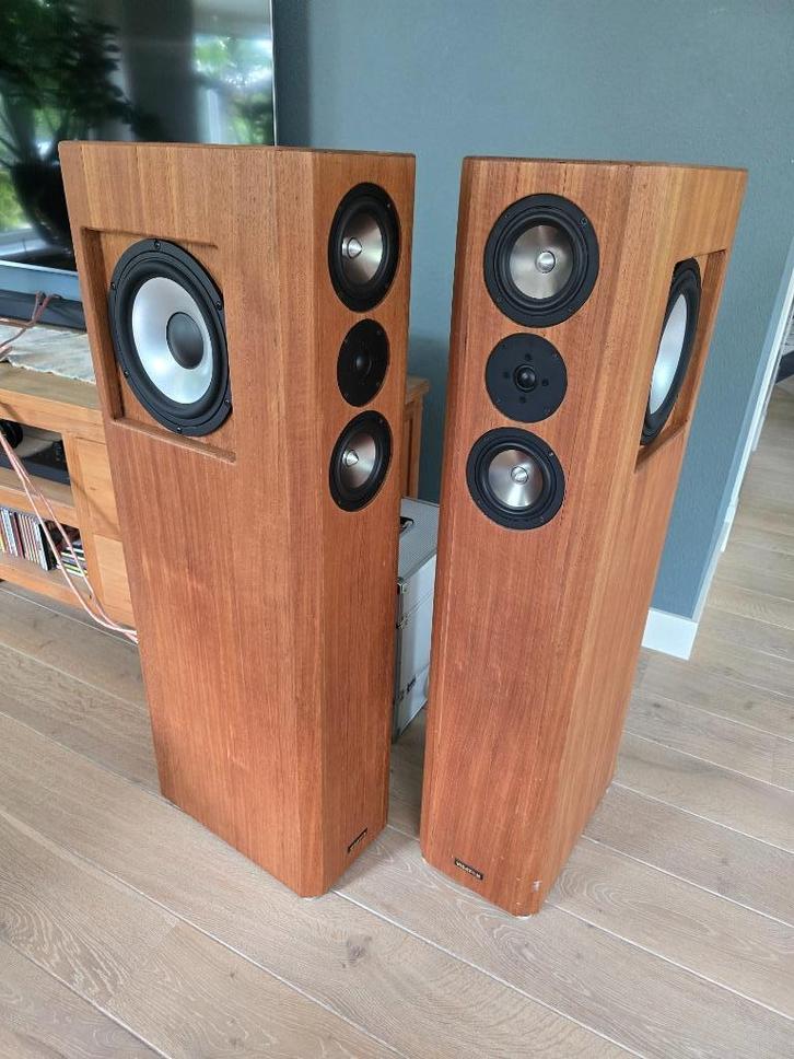 Visaton Vox 200, Audio, Tv en Foto, Luidsprekers, Zo goed als nieuw, Front, Rear of Stereo speakers, 120 watt of meer, Overige merken