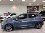Ford Fiesta 1.0 EcoBoost Hybrid ST-Line, Auto's, Gebruikt, Euro 6, Blauw, Origineel Nederlands