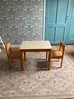 Kindertafel met 2 stoelen, Ophalen, Gebruikt, Tafel(s) en Stoel(en)