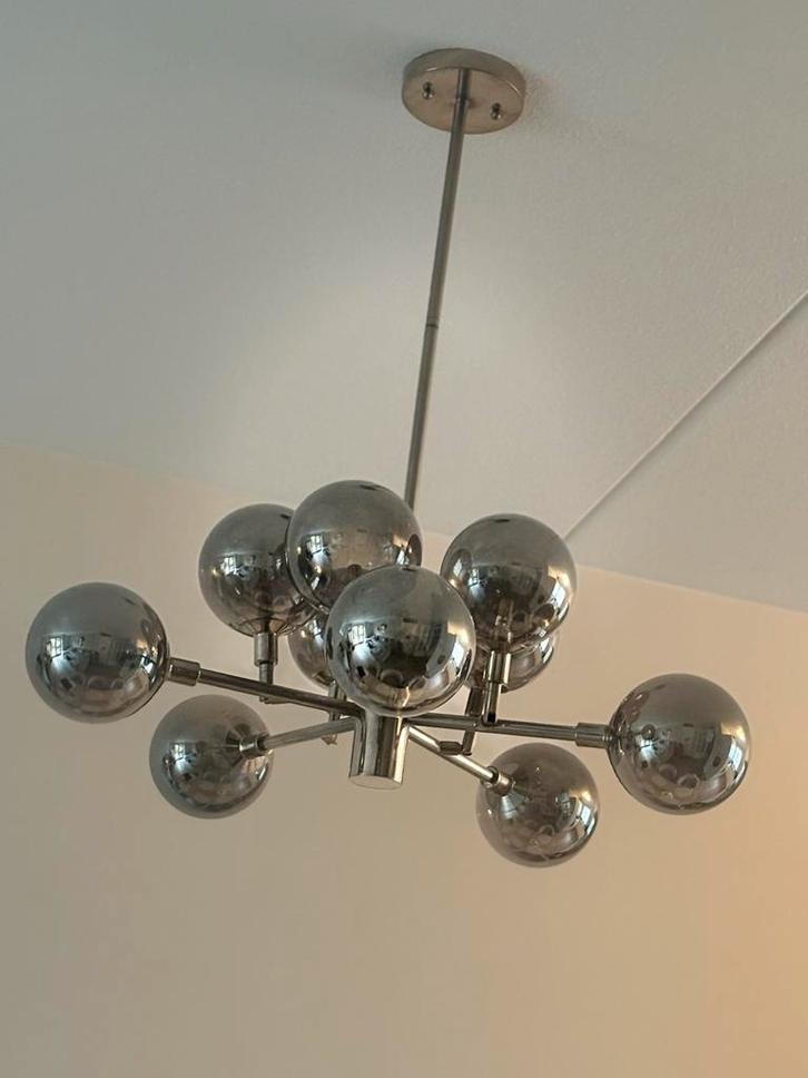 Richmond Hanglamp - Stijlvolle Eyecatcher, Huis en Inrichting, Lampen | Hanglampen, Zo goed als nieuw, Minder dan 50 cm, Metaal