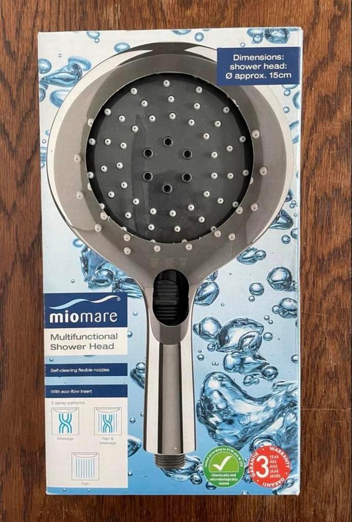 Miomare Multifunctionele Douchekop - Nieuw in Verpakking, Huis en Inrichting, Badkamer | Badtextiel en Accessoires, Ophalen of Verzenden
