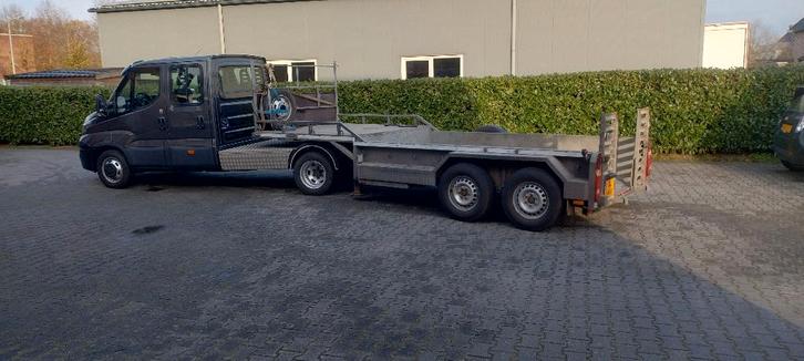 Be oplegger, kuipdieplader Veldhuizen 7,5 ton bj.2011, Auto diversen, Aanhangers en Bagagewagens, Gebruikt, Ophalen