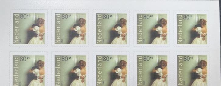 Zeldzaam: 10x NVPH 1756c, paneel uit mailer, Postzegels en Munten, Postzegels | Nederland, Postfris, Na 1940, Verzenden
