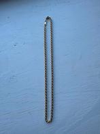 14kt Gouden Koordschakel Ketting - 51cm, Sieraden, Tassen en Uiterlijk, Kettingen, Ophalen of Verzenden, Zo goed als nieuw, Goud