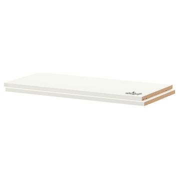 2x Utrusta witte binnenplank 80x37cm met bevest. materiaal beschikbaar voor biedingen