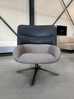 Nieuw Leolux Hilco Fauteuil leer stof Design Draai stoel, Leolux, Nieuw, Ophalen of Verzenden, Harvink Jori Rolf Benz Design on Stock Eyye Montis