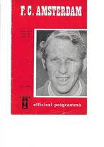 PROGRAMMA FC AMSTERDAM - PSV , 12-08-1973, Ophalen of Verzenden, Gebruikt, PSV, Boek of Tijdschrift