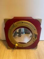 Mooie zware vintage antieke spiegel, Ophalen of Verzenden, Rechthoekig, Minder dan 50 cm
