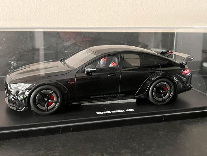 GT Spirit 1:18 Mercedes BRABUS ROCKET 1000 Zwart excl. Azië, Hobby en Vrije tijd, Modelauto's | 1:18, Nieuw, Auto, Overige merken