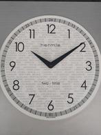 Vintage klok Hermle Two Time wandklok Quartz klokje, Huis en Inrichting, Ophalen, ., ., Analoog