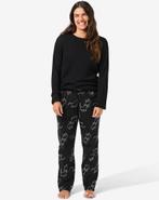 Takkie dames pyjama | zwart | Maat L 🐾, Kleding | Dames, Pyjama's, Hema, Ophalen of Verzenden, Nieuw, Maat 42/44 (L)