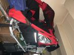 Fietskar rood /zwarte, Fietsen en Brommers, Fietsaccessoires | Aanhangers en Karren, Ophalen, Gebruikt, Kinderkar, 40 tot 60 kg