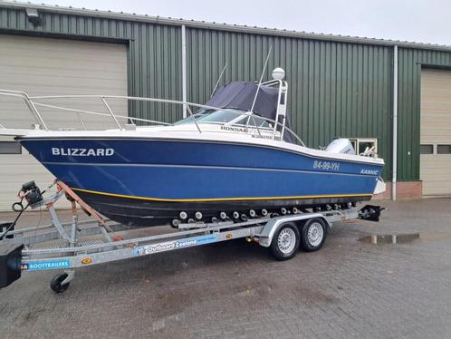 Karnic 2250 Incl Honda F150 Fourstroke, Watersport en Boten, Vis- en Consoleboten, Gebruikt, 70 pk of meer, 6 meter of meer, Diesel
