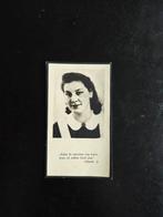 Bidprentje Greet Leenen verpleegster in de oorlog, Verzamelen, Bidprentjes en Rouwkaarten, Ophalen of Verzenden, Bidprentje