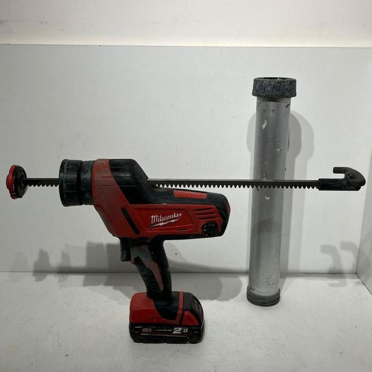 Milwaukee C18 PCG Kit/Lijmpistool met 2.0Ah Accu Gebruikt, Doe-het-zelf en Verbouw, Gereedschap | Boormachines, Gebruikt, Overige typen