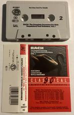 Bach complete concertos for harpsichord & Orchestra MC, Cd's en Dvd's, Cassettebandjes, Gebruikt, Klassiek, 1 bandje, Ophalen of Verzenden