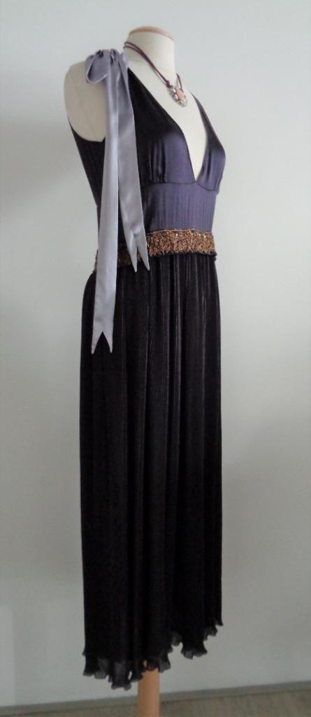 Day Birger et Mikkelsen Night maxi jurk, maat 38 Nieuw, Kleding | Dames, Jurken, Nieuw, Paars, Onder de knie, Verzenden