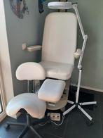pedicure behandel stoel met lamp en kruk, Ophalen, Gebruikt, Hand- en Voetverzorging