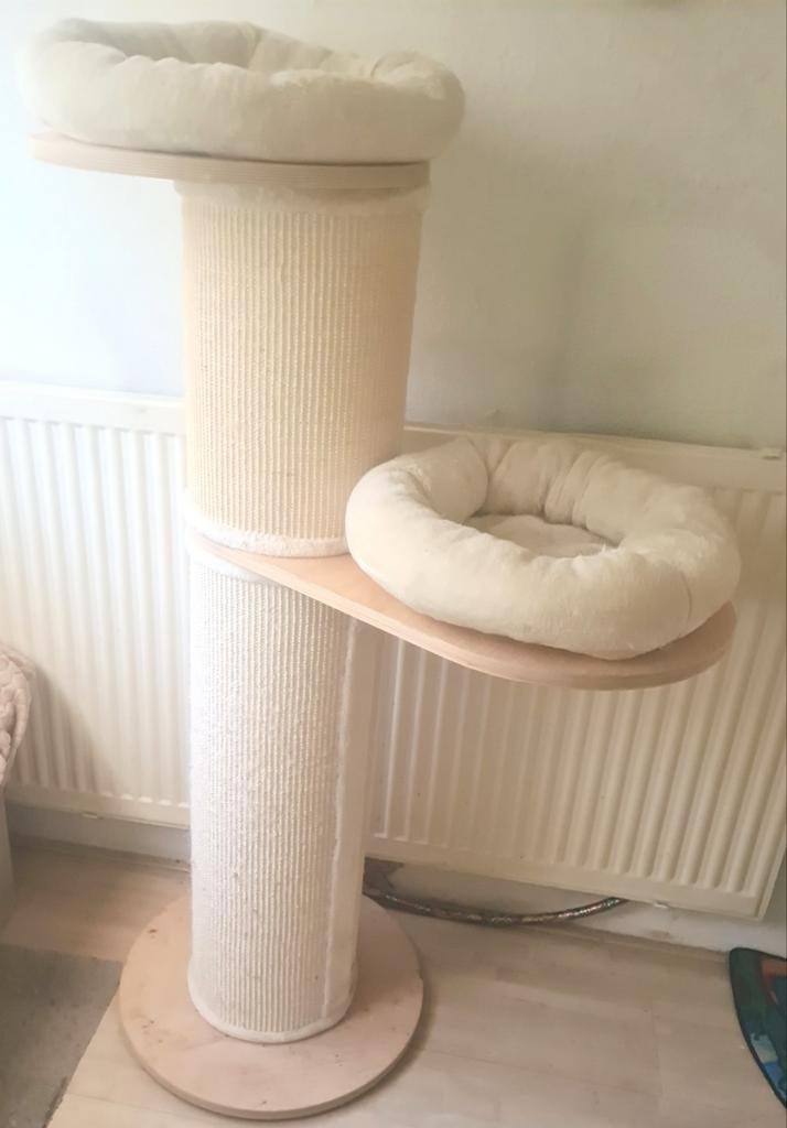 Nieuwe krabpaal, beige, Dieren en Toebehoren, Ophalen, Nieuw, Krabpaal