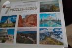7 puzzels van 1000 stukjes in een doos nieuw, Ophalen, Zo goed als nieuw