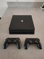 PlayStation 4 Pro / PS4 Pro 1TB + Controllers + Game, Spelcomputers en Games, Spelcomputers | Sony PlayStation 4, Met 2 controllers