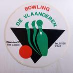Oude sticker. BOWLING De Vlaanderen.  Sas v.Gent., Ophalen of Verzenden, Zo goed als nieuw, Overige typen