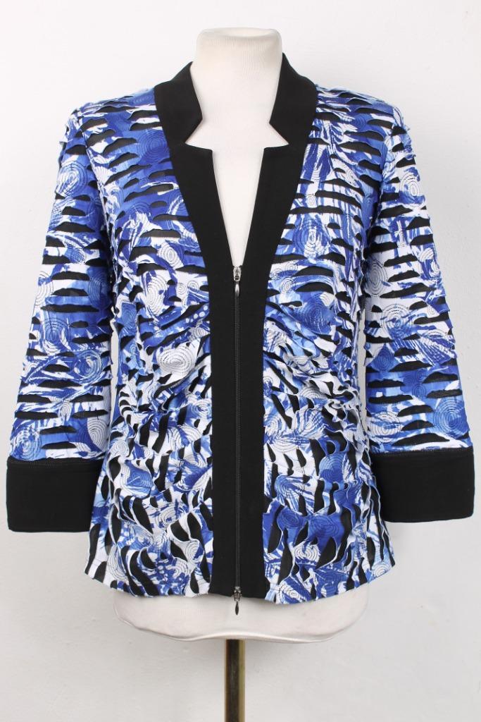 Zomer! Vest van Joseph Ribkoff maat 40, Kleding | Dames, Truien en Vesten, Zo goed als nieuw, Maat 38/40 (M), Blauw, Verzenden