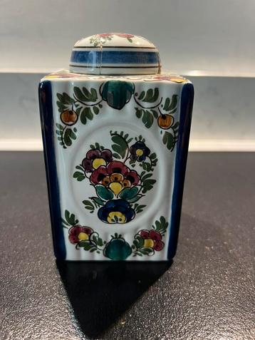 Theebus Polychrome Handpainted. beschikbaar voor biedingen