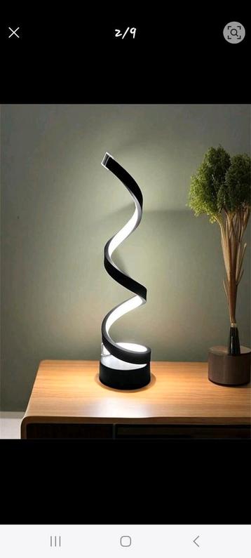 3x LED Spiraal Tafellamp - Modern Design beschikbaar voor biedingen