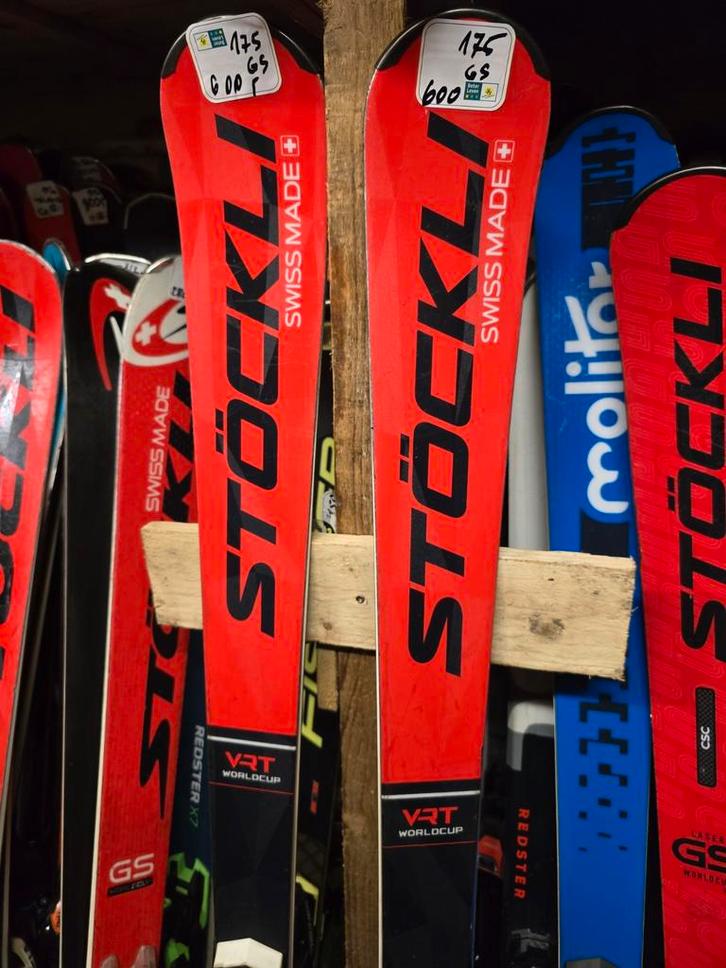 175cm STOCKLI LASER GS VRT WORLDCUP BEST GS SKIS, Sport en Fitness, Skiën en Langlaufen, Zo goed als nieuw, Ski's, Skiën, Overige merken