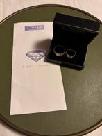 Titanium relatieringen 1 met diamant, Ophalen, Overige materialen, Gebruikt, Kleiner dan 17