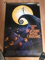 The nightmare before christmas poster original, Rechthoekig Staand, Deurposter of groter, Ophalen of Verzenden, Zo goed als nieuw