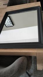 Zwarte spiegel, Huis en Inrichting, Woonaccessoires | Spiegels, Ophalen, Rechthoekig, 50 tot 75 cm, Minder dan 100 cm