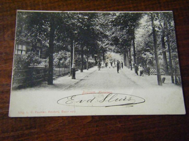 L35 - Bussum - Huizerweg - 1903 - Mooi/Oud, Verzamelen, Ansichtkaarten | Nederland, Voor 1920, Ophalen of Verzenden