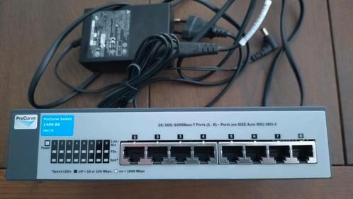 HP ProCurve 1400-8G Gigabit Switch J9077A, Computers en Software, Netwerk switches, Zo goed als nieuw, Ophalen of Verzenden