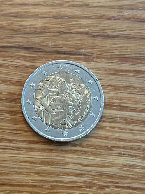 Speciale 2 euro munt 2020 Frankrijk Charles de Gaulle, Postzegels en Munten, Munten | Europa | Euromunten, Losse munt, 2 euro