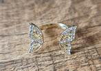 VERSTELBARE VLINDER RING, Sieraden, Tassen en Uiterlijk, Ringen, Ophalen of Verzenden, Nieuw, Goud, Dame